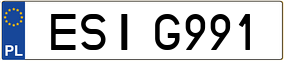 Truck License Plate